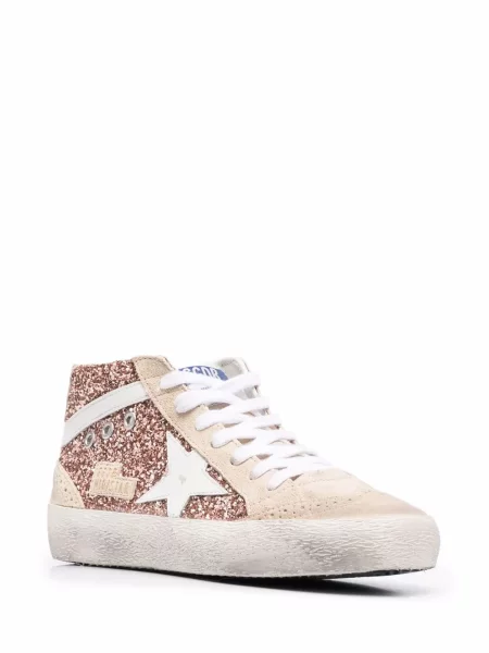Sportbačiai Golden Goose Mid Star rožinė