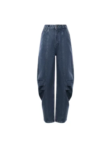 Spodnie cargo Rotate Birger Christensen niebieskie