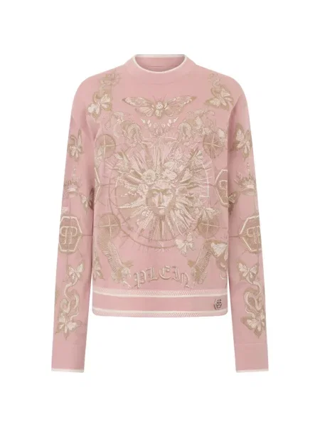 Pulover Philipp Plein roz