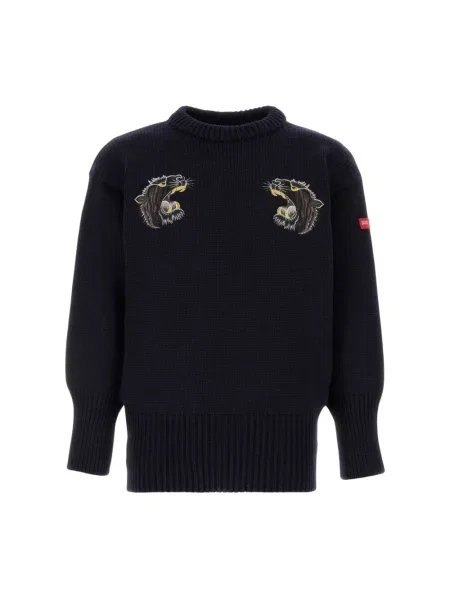 Sweter Junya Watanabe wełniany niebieski