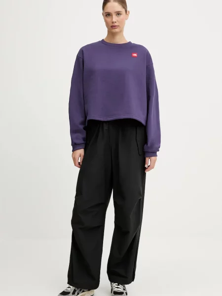 The North Face bluza Redbox gładka fioletowy