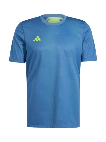 ADIDAS PERFORMANCE Tricou funcțional / verde neon albastru