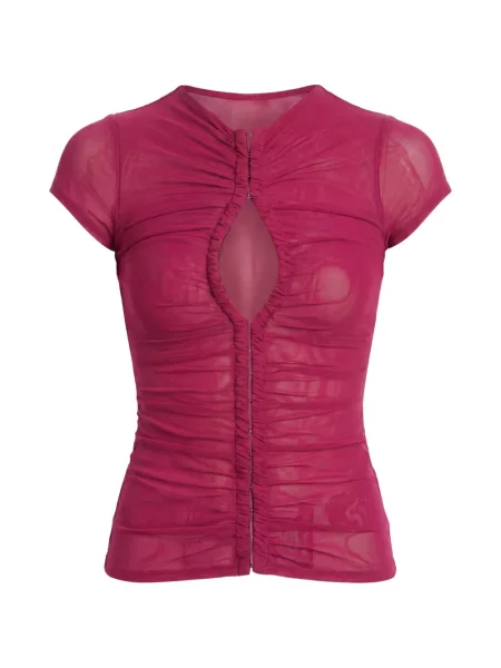Tricou Axel 113 cu volane roz