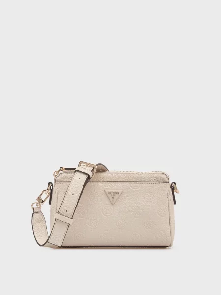 Шкіряна сумка Guess біла