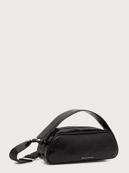 Armani Exchange Ročna torba Temno rjava