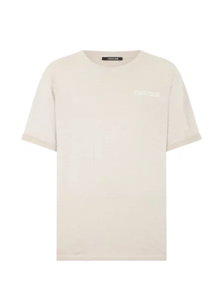 Tricou Roberto Cavalli cu imagine cu model piele de șarpe