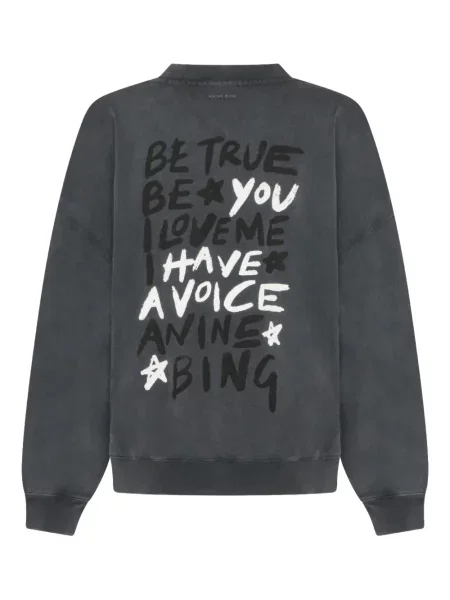 Hanorac Anine Bing cu imagine negru