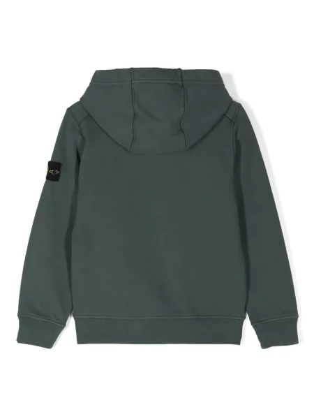 Bluza z kapturem dziecięca Stone Island zielona