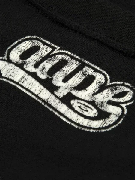 Tricou Aape By A Bathing Ape cu imagine negru