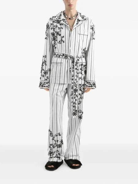 Halat Dolce & Gabbana cu broderie alb