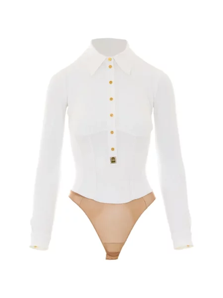 Lung body Elisabetta Franchi alb