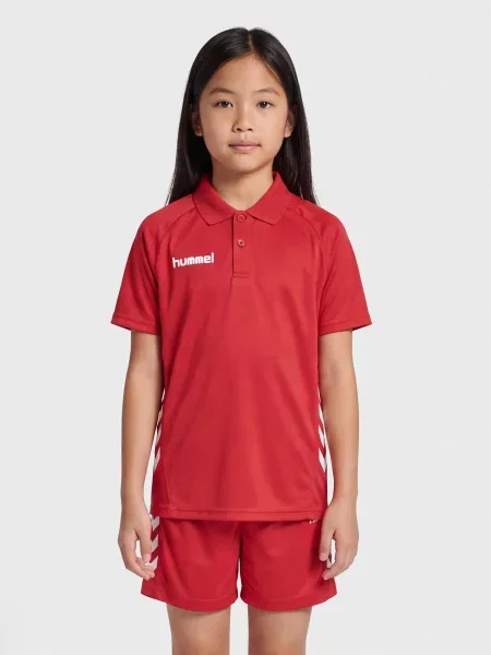 Koszulka polo do piłki nożnej dla dzieci Hummel hml PROMO czerwona