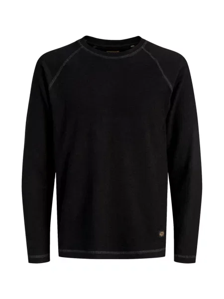 JACK & JONES Tricou Blucaleb' negru