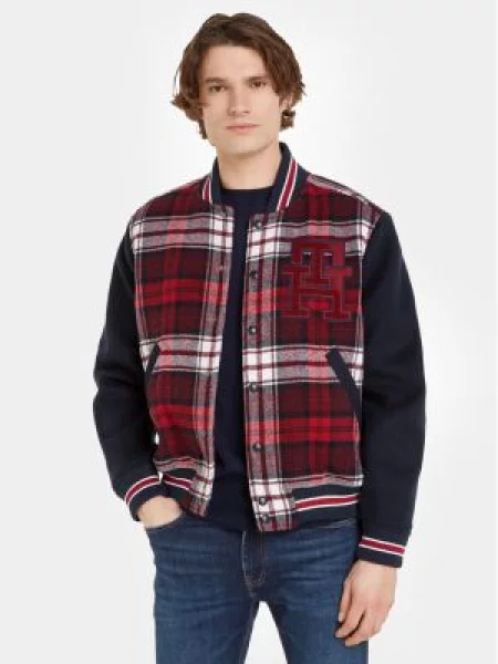 Μπόμπερ μπουφάν Tommy Hilfiger κόκκινο