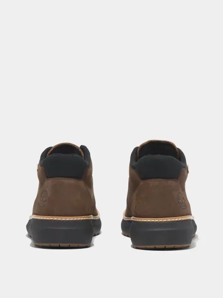 Ботинки Timberland из нубука коричневые