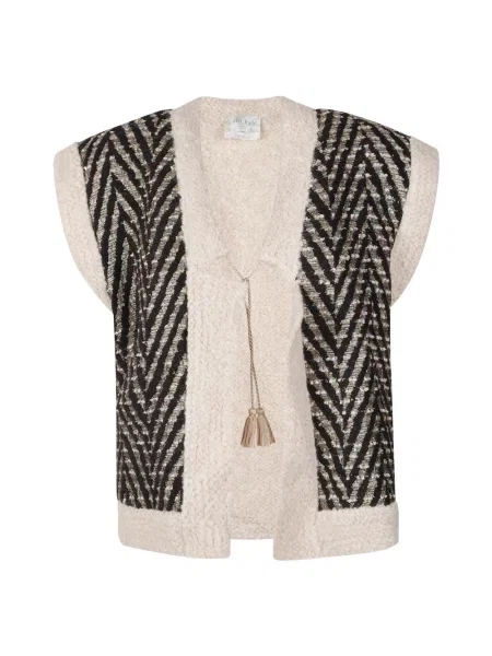 Sweter Forte Forte w jodełkę