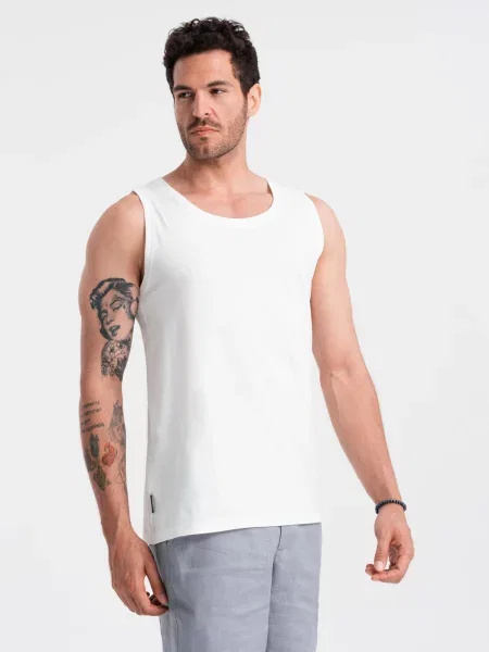 Majica Ombre bela