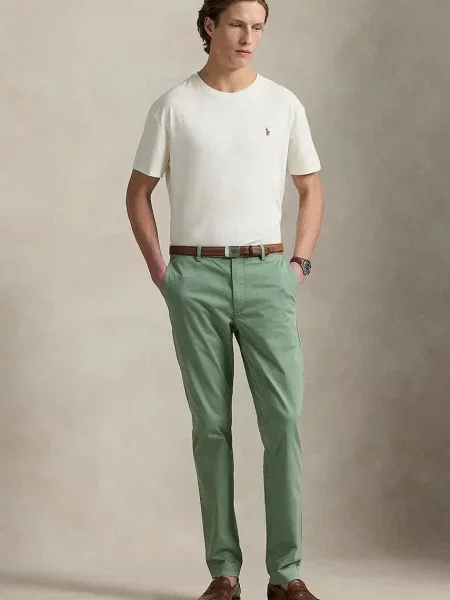 T-shirt o kroju regular fit z czystej bawełny Polo Ralph Lauren biała