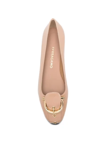Balerinki Ferragamo skórzane