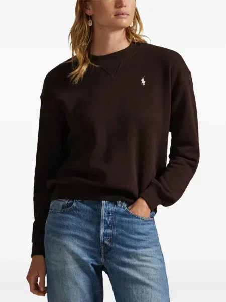 Chiloți Polo Ralph Lauren din țesătură twill cu autograf cu glugă albastru