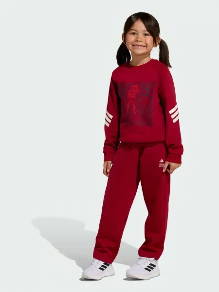 Дитячий Спортивний костюм adidas Marvel перероблений бордовий