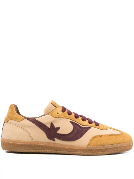 Sneakerși Ba&sh din piele de căprioară