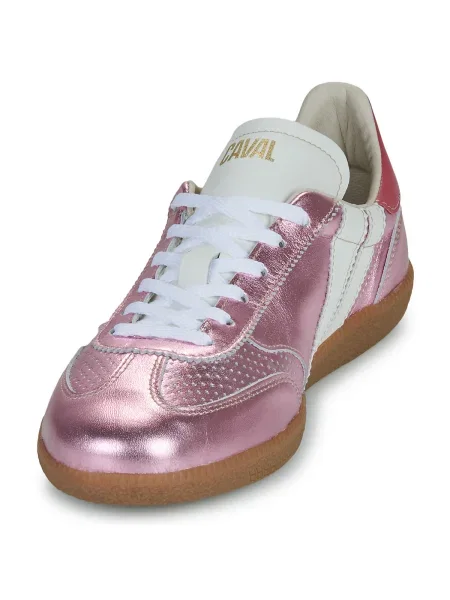 Pantofi Caval cu perle roz