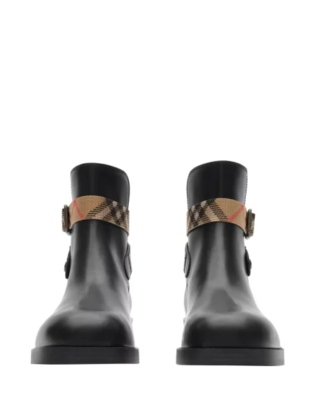 Botine Burberry din piele negru