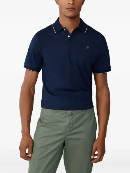 Scurt tricou polo Hackett London albastru