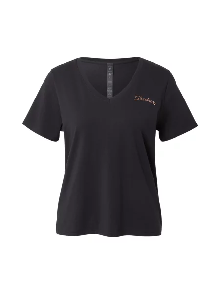 SKECHERS Majica črna