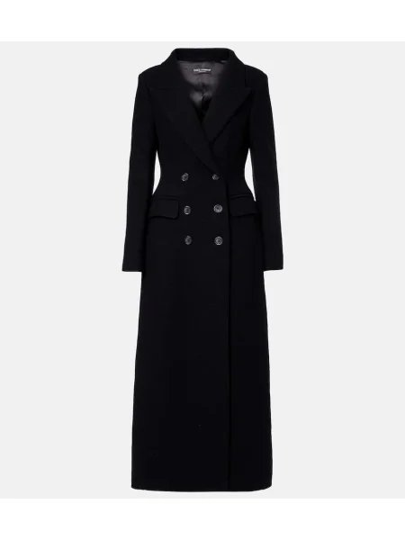 Palton Dolce&gabbana de lână negru