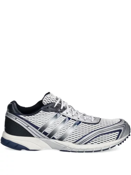 Dryžuotos tinklinės pusiau užtrauktukas sportbačiai Adidas Samba juoda