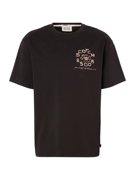 SCOTCH & SODA Tricou roz negru