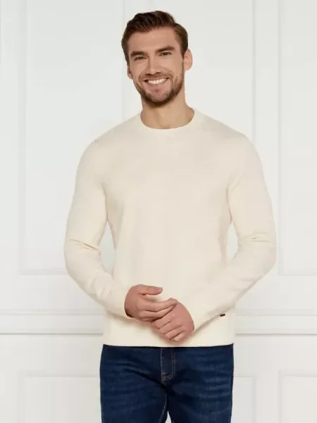 Joop! Kötött pulóver | Modern fit bézs