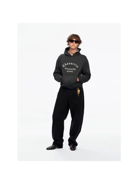 Bluza z kapturem Willy Chavarria czarna