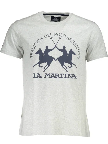 Tricou La Martina scurt gri