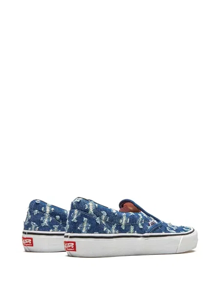 Sneakersy Vans wsuwane niebieskie