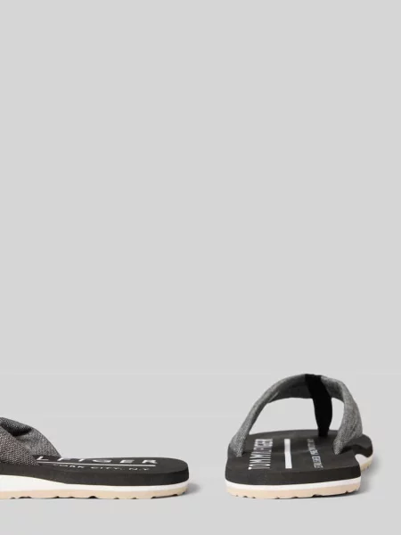 Japonki męskieTommy Hilfiger Chambray Beach Sandal black czarne