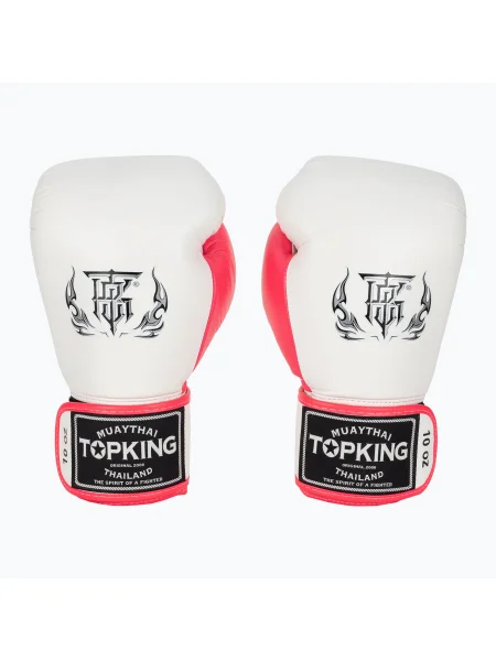 Топ King Boxing Reborn бели/розови боксови ръкавици бяло