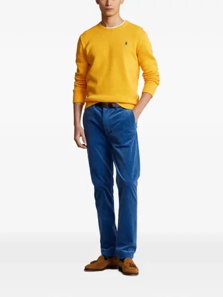 Tricou polo Polo Ralph Lauren cu glugă cu blană cu broderie roșu