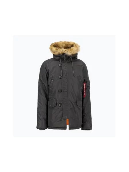Куртка Alpha Industries VF сіра чорна