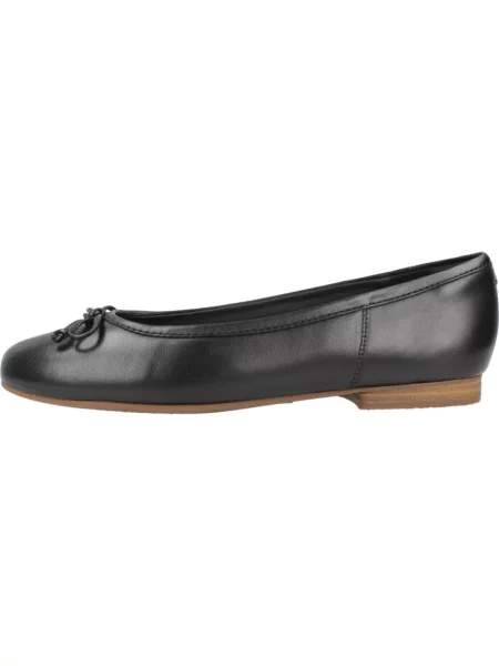 Balerinki Clarks skórzane czarne