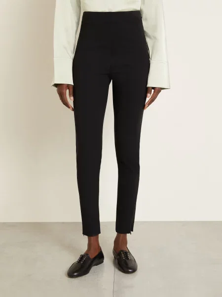 Jil Sander Kalhoty černá
