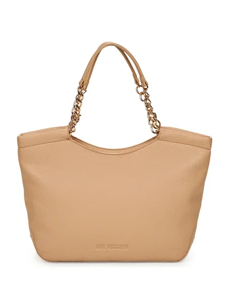 Kabelka Love Moschino béžová