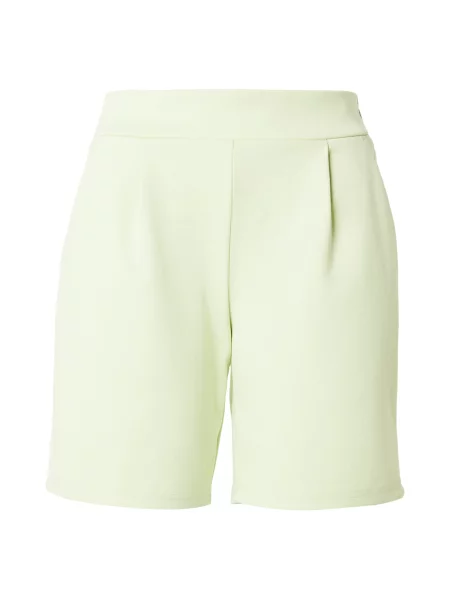 ICHI Pantaloni cutați IHKate pastel verde