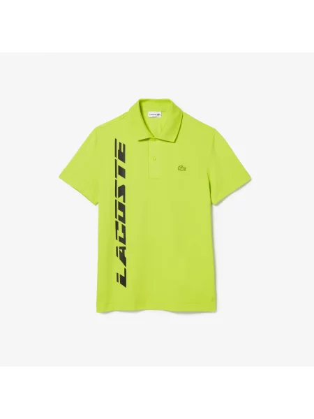 Lacoste Koszulka Polo O Regularnym Kroju Markowa Piqué żółta
