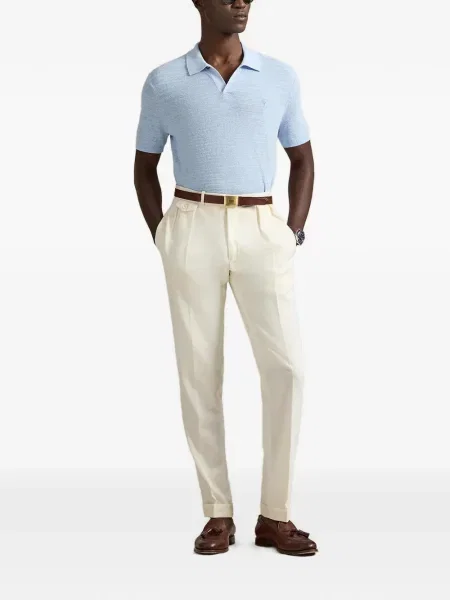 Πλεκτό polo Polo Ralph Lauren μπλε