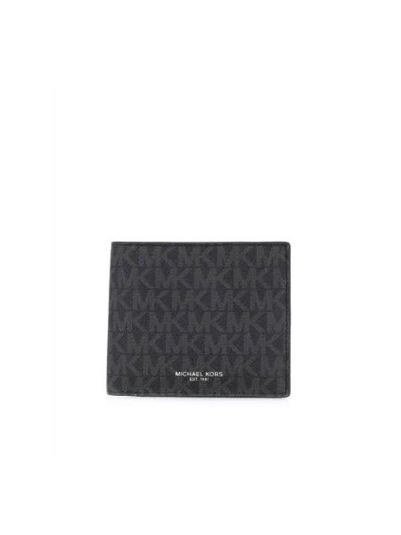 Portfel Michael Kors z logo czarny