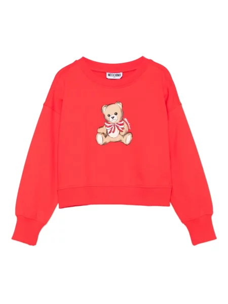 Bluza dziecięca Moschino czerwona