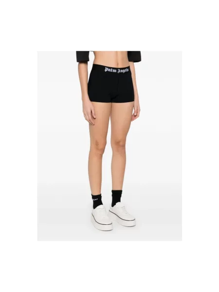 Szorty Palm Angels z logo czarne